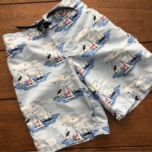 Janie and Jack sz 6 Boys Swim Trunks EUC